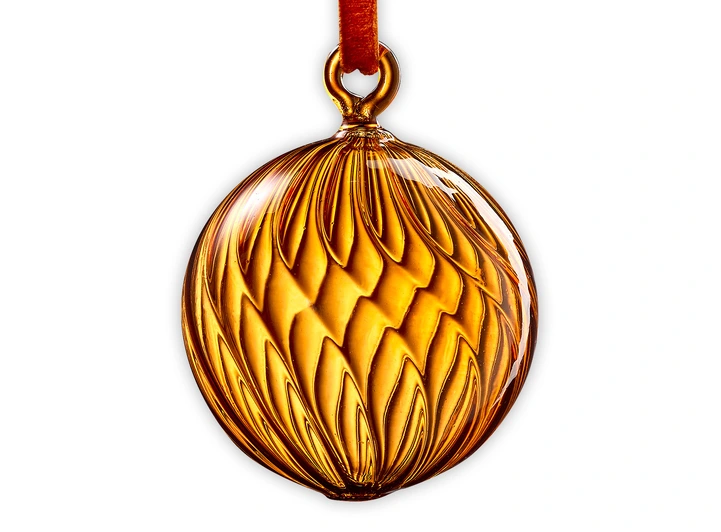 Muurla glasskule - Amber 6cm 