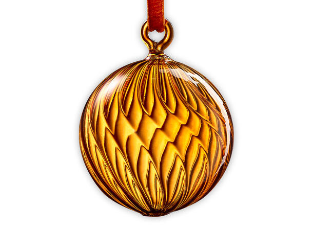 Muurla glasskule - Amber 6cm