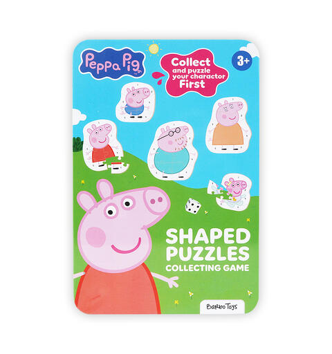 Peppa Gris - Puslespill i tinnboks 5 puslespill