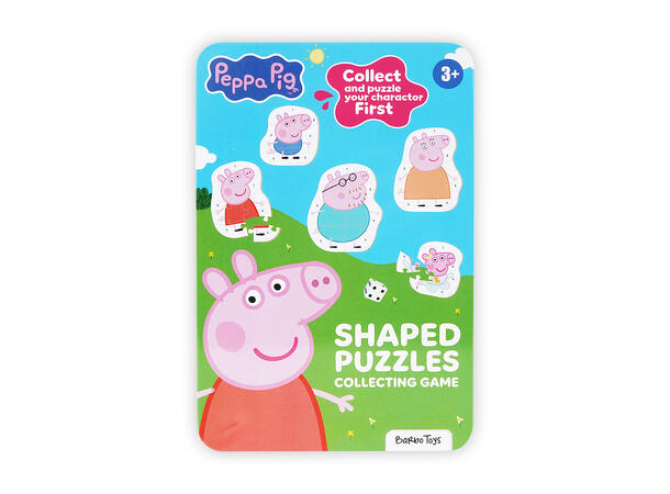 Peppa Gris - Puslespill i tinnboks 5 puslespill