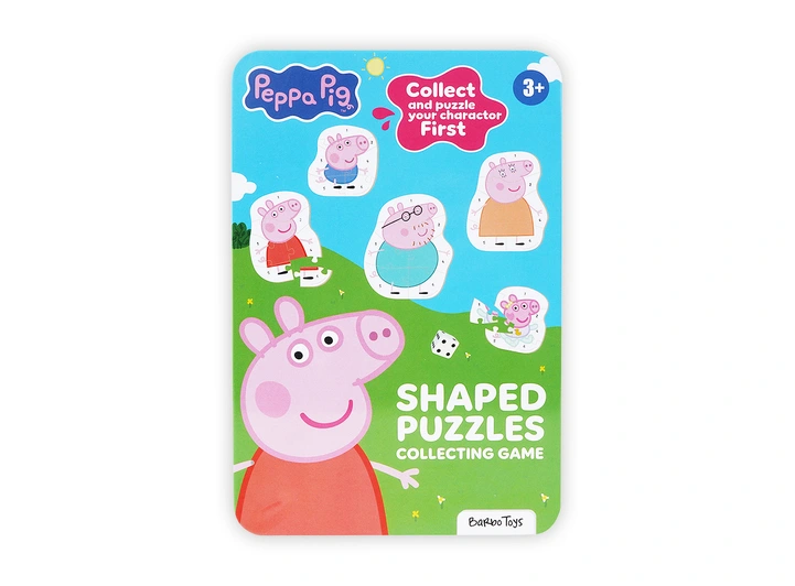 Peppa Gris 5 puslespill i tinnboks Fra 3 år 