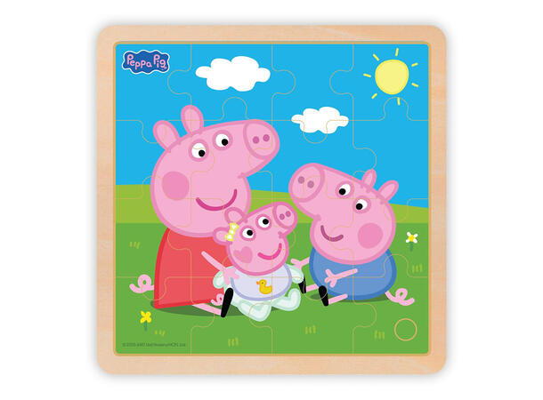 Peppa Gris Rammepuslespill 16 brikker 1,5 +