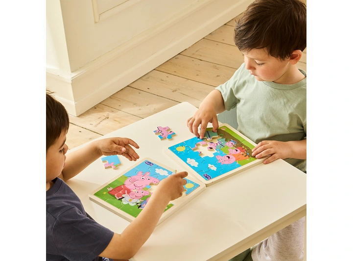 Peppa Gris Rammepuslespill 16 brikker 3 + 
