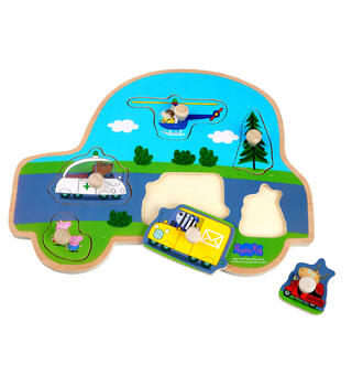 Peppa Gris Trepuslespill 6 brikker 2 +