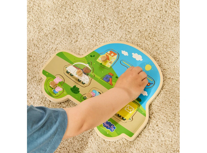 Peppa Gris Trepuslespill 6 brikker 2 + 