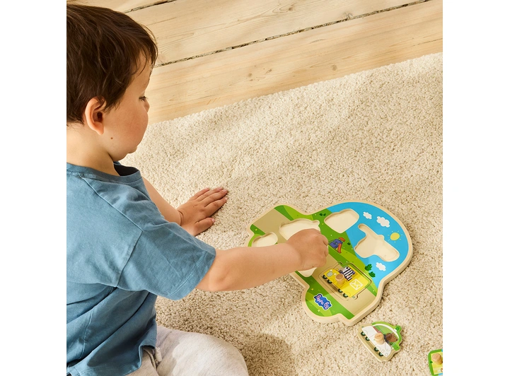 Peppa Gris Trepuslespill 6 brikker 2 + 