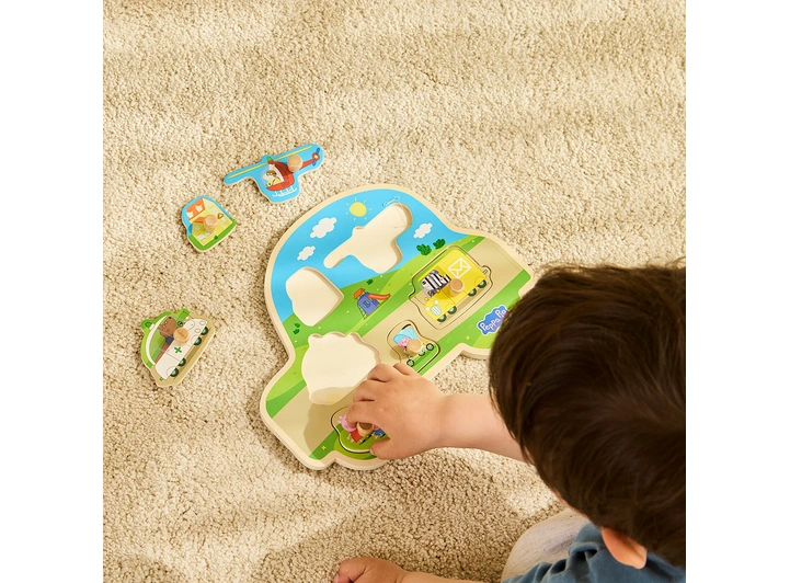 Peppa Gris Trepuslespill 6 brikker 2 + 