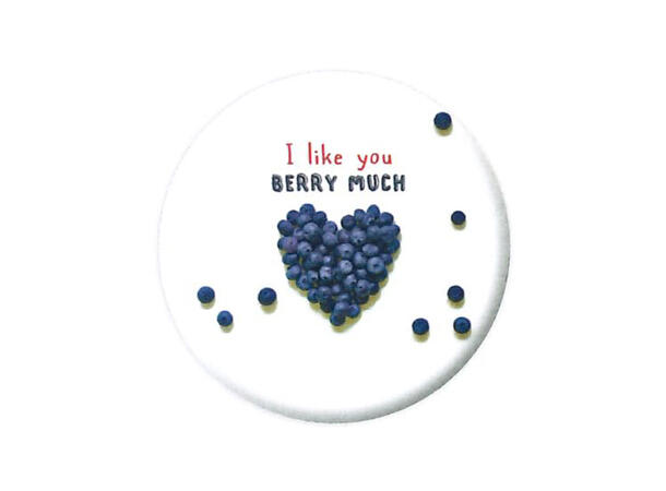 Pickmotion magnet  I Like You Berry Much 5,6 cm