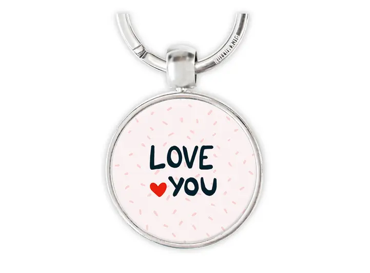 Pickmotion nøkkelring - Love you 