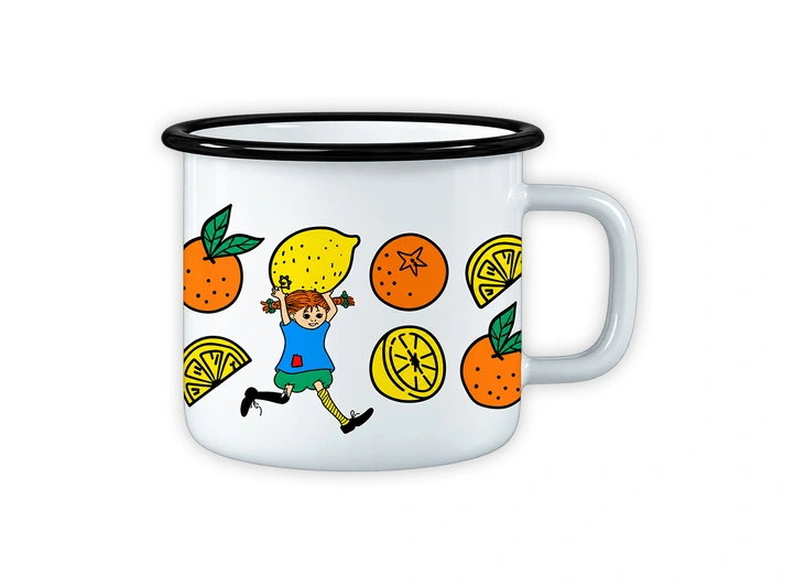 Pippi emaljekopp - Limonade 2,5 dl 