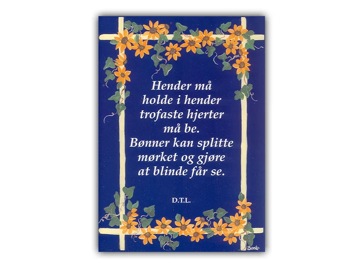 A6 Bente - Hender må holde A6 postkort 