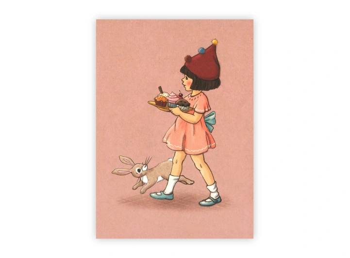 Belle & Boo - Postkort A Treat A6 