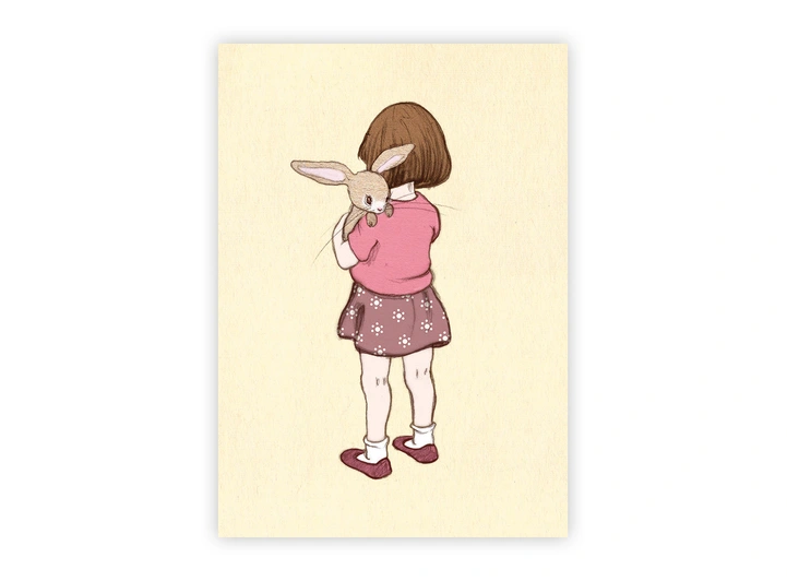 Belle & Boo - Postkort Belle Hugs A6 