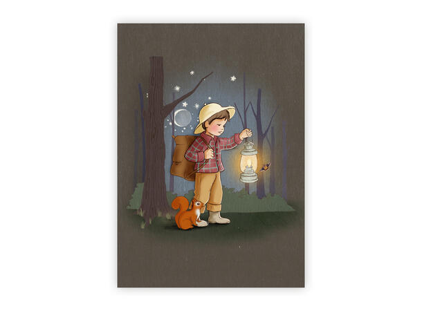 Belle & Boo - Postkort Nights Explorer A6 