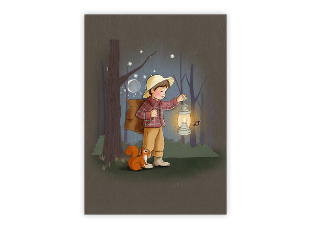 Belle & Boo - Postkort Nights Explorer A6