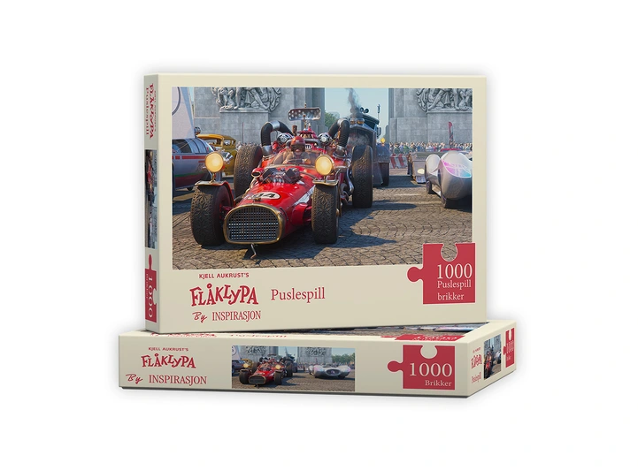 Flåklypa Puslespill 1000 - Il Tempo 1000 brikker 