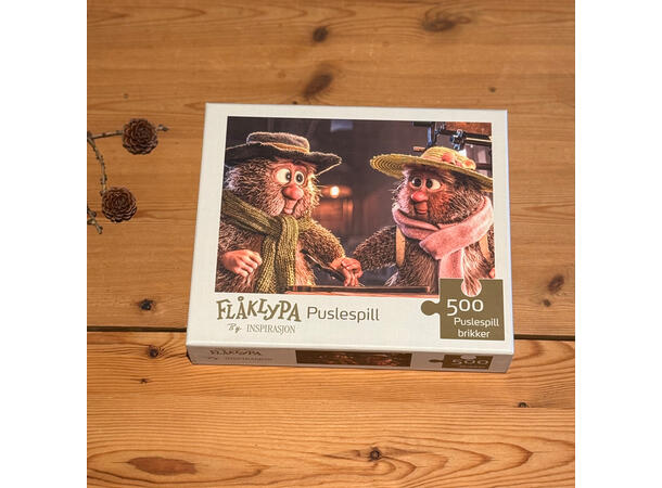 Flåklypa Puslespill 500 - Ludvig og Lisa 500 brikker 