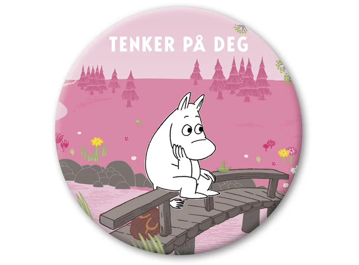 Magnet Mummi - Tenker På Deg 5,6 cm 