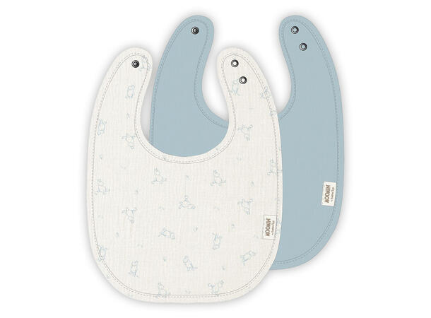 Mummi - Babysmekke blå 2pk