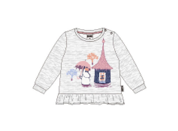 Mummi Collegegenser - Oversvømmelse Grå Babyklær fra Mummi 