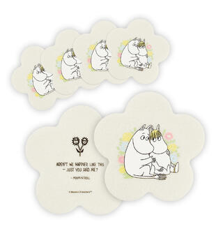 Mummi Glassbrikker - Blomster 4 pk