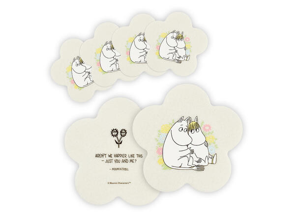 Mummi Glassbrikker - Blomster 4 pk