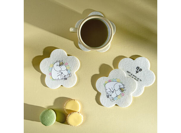 Mummi Glassbrikker - Blomster 4 pk