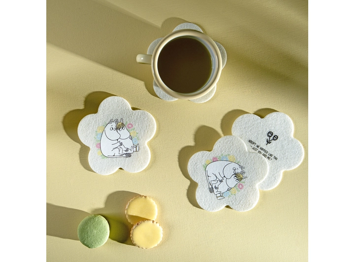 Mummi Glassbrikker - Blomster 4 pk 