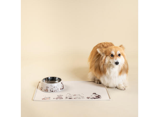 Mummi Pets Matskål - Stor Beige 650 ml Pets