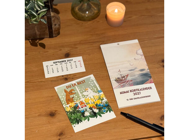 Mummi Postkortkalender 2027 Kalender 2027 