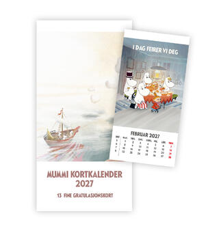 Mummi Postkortkalender 2027 Kalender 2027