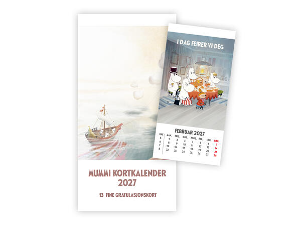 Mummi Postkortkalender 2027 Kalender 2027 