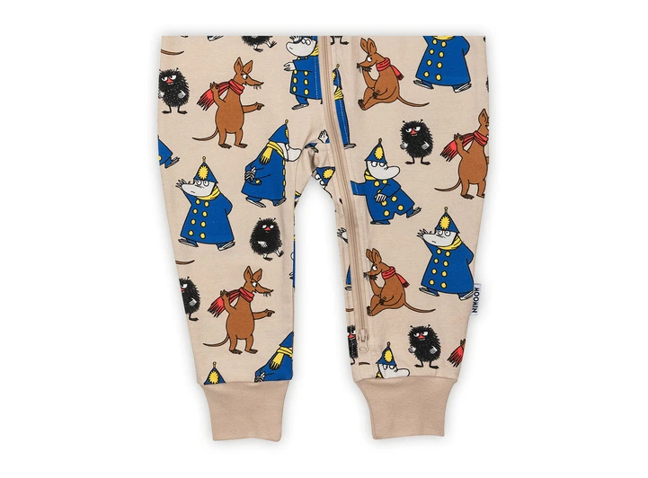 Mummi Pyjamas - Kraftfull Beige 74 Babyklær fra Mummi 