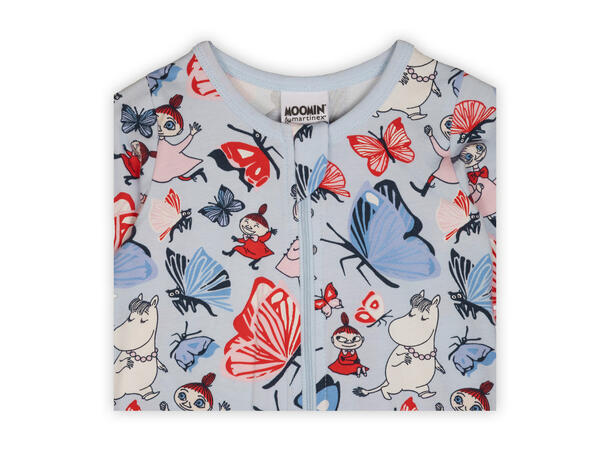 Mummi Pyjamas - Sommerfugl Blå Babyklær fra Mummi 