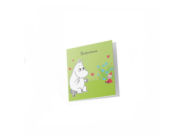 Mummi dobbeltkort - Bestevenn 7,5 cm Mummi