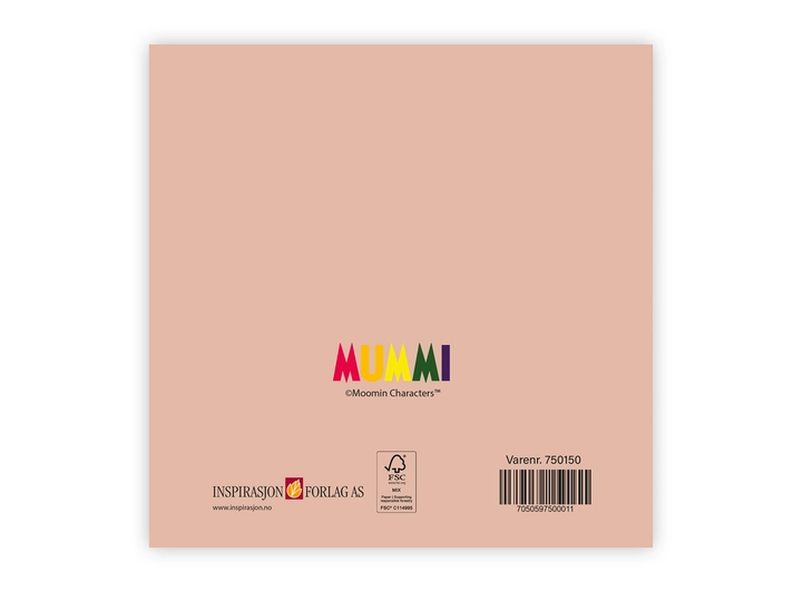 Mummi dobbeltkort - Du er verdifull 12 cm Mummi 