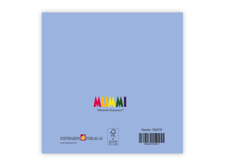 Mummi dobbeltkort - Gratulerer 12 cm Mummi 