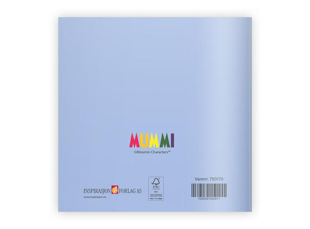 Mummi dobbeltkort - Gratulerer 12 cm Mummi