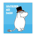 Mummi dobbeltkort - Gratulerer med dagen 7,5 cm Mummi