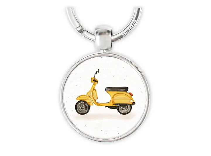Pickmotion nøkkelring - Moped 