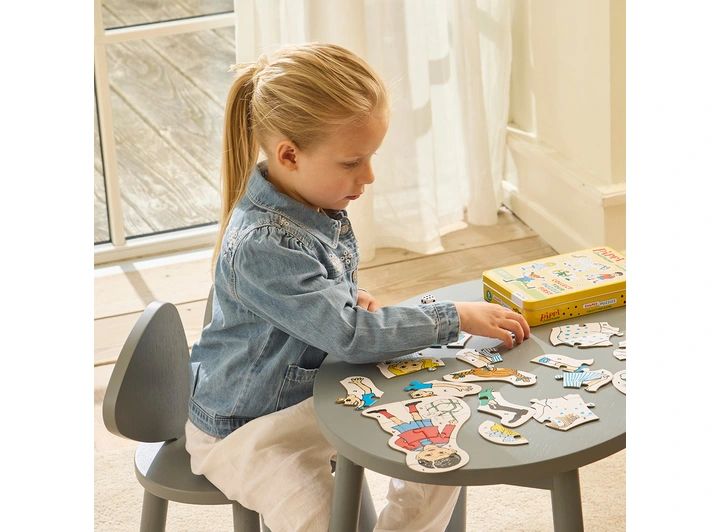 Pippi 5 puslespill i tinnboks Fra 3 år 