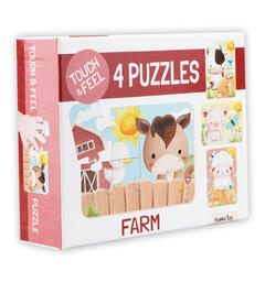 Puslespill - Gård Berør & føl 4 puslespill