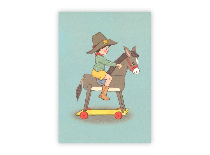 Belle & Boo - Postkort Donkey A6 