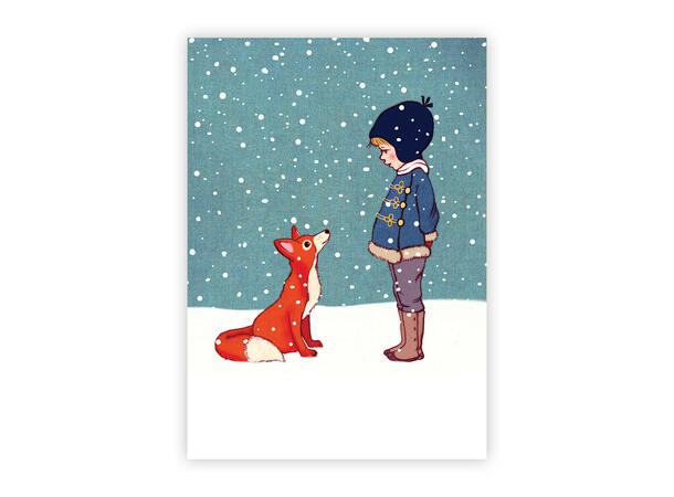 Belle & Boo - Postkort Hello Mr Fox A6 