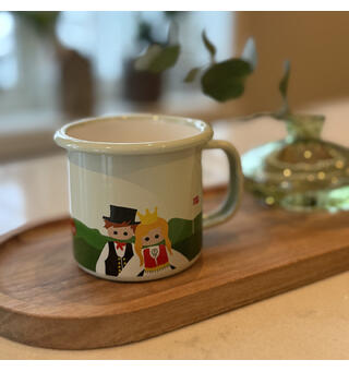 Blafre emaljekopp - Nordmenn 2,5 dl