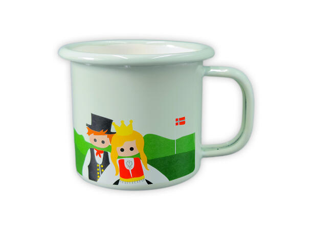 Blafre emaljekopp - Nordmenn 2,5 dl 