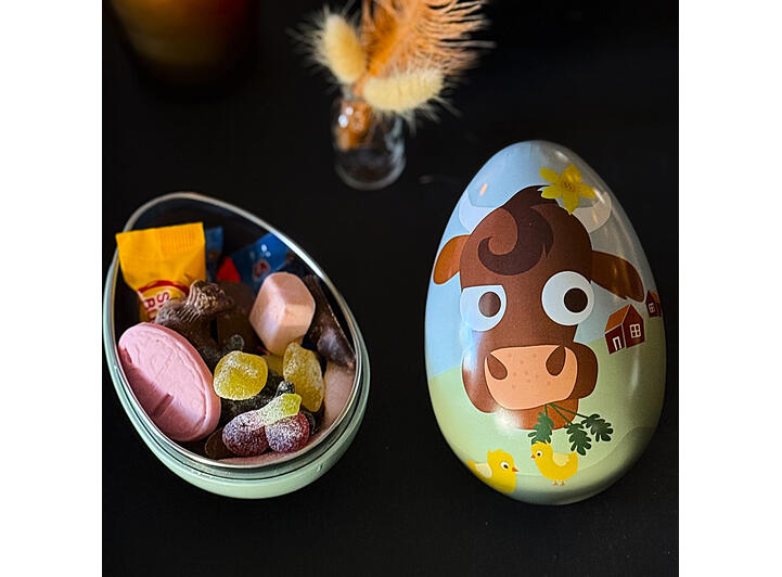 Blafre kartong med 6 påskeegg Assortert motiv 2026 