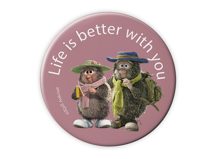 Flåklypa Magnet - Life is better with 5,6 cm 