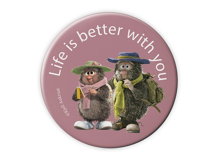 Flåklypa Magnet - Life is better with 5,6 cm 