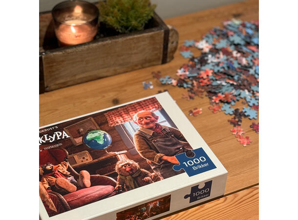 Flåklypa Puslespill 1000 - I stua 1000 brikker 